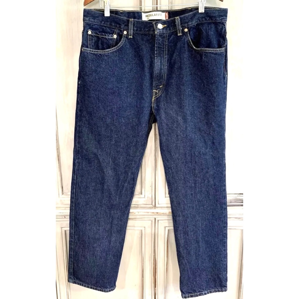 Levi's 505 Straight Leg Jeans Tag 38x30 Actual 37x29